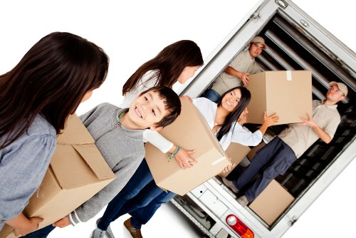 Removal van ready for a residential move near Tufnell Park