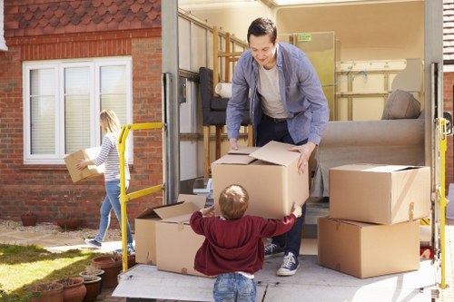 Loading furniture from a flat in Tufnell Park