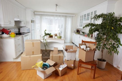 Waste collection and responsible disposal by a removal company