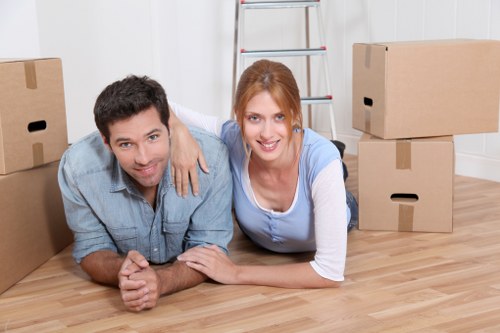 Customer complaint being recorded during a removals service review