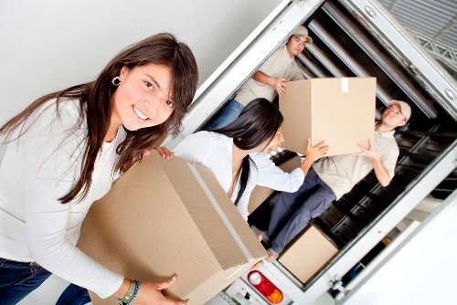 Protective coverings used during furniture removal