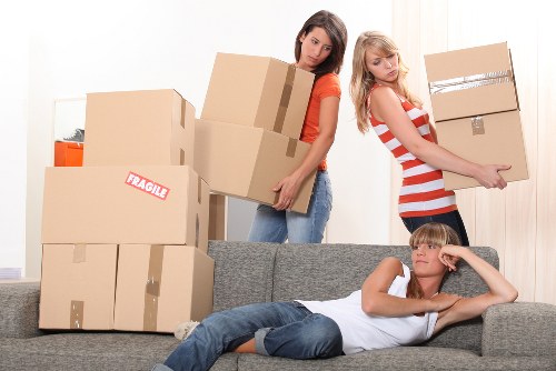 Careful packing and loading for a flat removal in north London