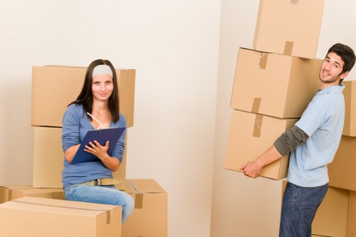 Removals crew planning access for a flat move in Tufnell Park